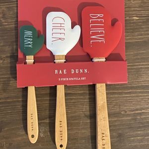 Rae Dunn Christmas Spatula Set